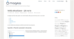 Desktop Screenshot of mageia.cz