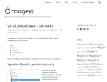 Tablet Screenshot of mageia.cz